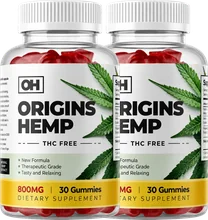 Two bonus bottles of Origins Hemp Gummies