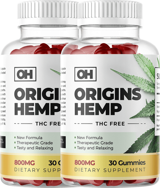 Origins Hemp Gummies – 2 bottle package